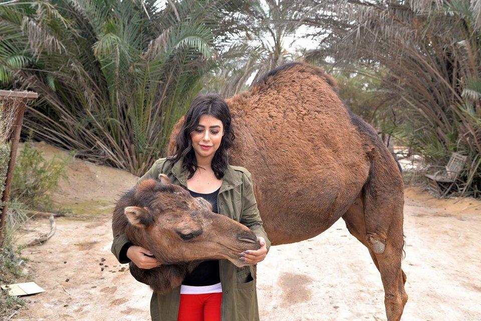 صور| حديقة الحيوان تتزين بـ«مسك» سفيرة مصر للسياحة العربية 20180216232355817